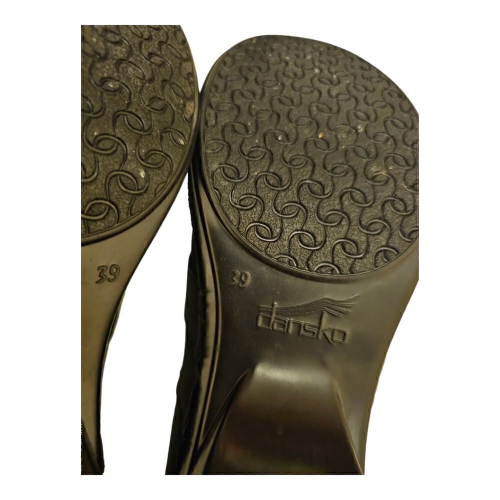 DANSKO Tamara Professional Clog Mule‎ Black Buckle Nursing Work Shoe - Size 38 - Picture 8 of 9
